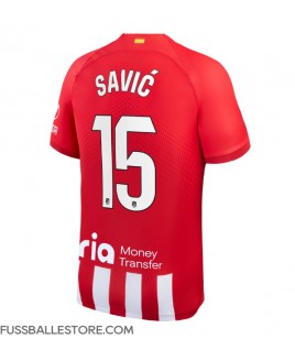 Günstige Atletico Madrid Stefan Savic #15 Heimtrikot 2023-24 Kurzarm